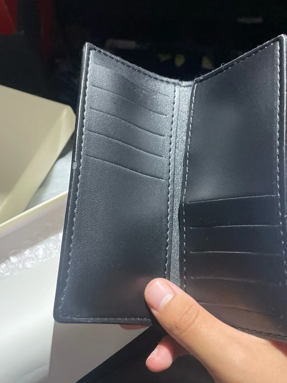 Coach White Leather Wallet with Gold
